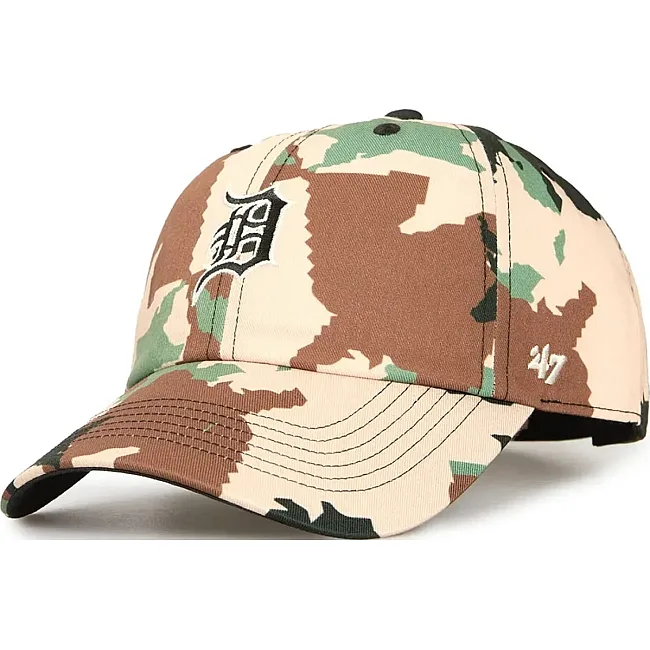 Кепка 47 Brand DETROIT TIGERS DIGITAL STAR бежевый, зелёный, коричневый