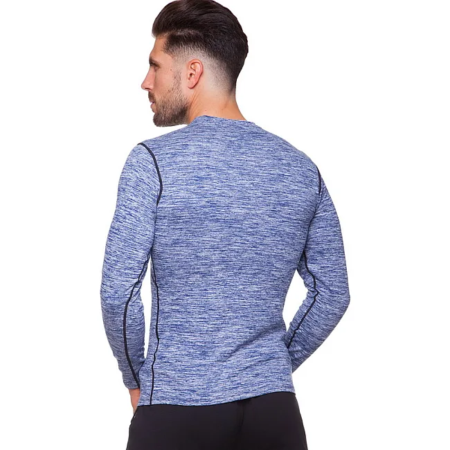 Чоловічий лонгслів компресійний спортивний UNDER ARMOUR
 CO-8636 (Синій)