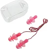 Беруши для плавания на шнурке Ear Plug YINGFA R086 (Розовый)