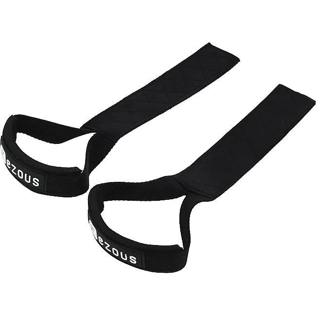 Лямки для тяги LIFTING STRAP EZOUS B-09 2шт (Черный)