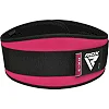 Пояс для тяжелой атлетики RDX RX3 EVA Curve неопреновый SHARP PINK