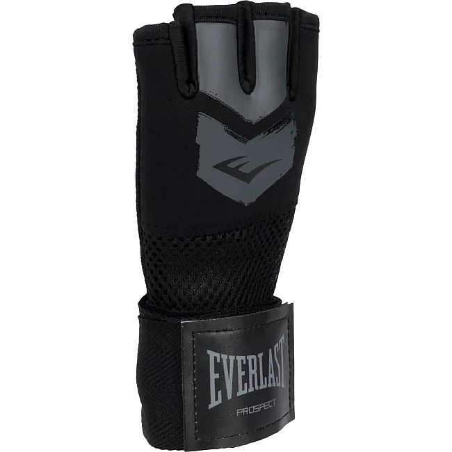 Бинты перчатки Everlast PROSPECT QUICK WRAPS черный, серый L/XL