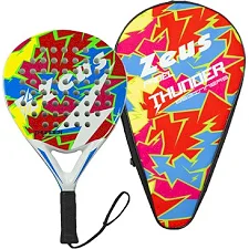 Ракетка для падел тенісу Zeus Racchetta Thunder beginners ne/bi with cover