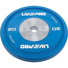 Бамперный диск резиновый LiveUp LP8335-20 ø50.5мм 20кг