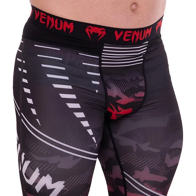 Компрессионные штаны леггинсы тайтсы VENUM
 OKINAWA 9604 XXS
-XXL (Черный-красный)