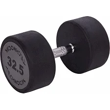 Гантель профессиональная с полиуретановым покрытием TECHNOGYM LN-1254-32_5 1шт 32,5кг