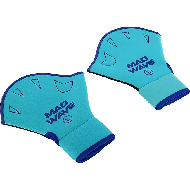 Акваперчатки для аквафитнеса Aquafitness gloves MADWAVE

 M082906 (Бирюзовый)