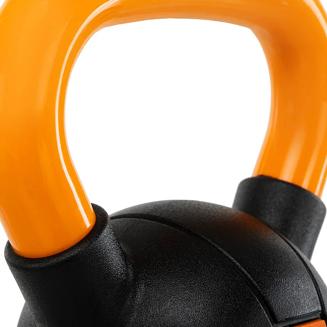 Гиря тренировочная цельная
 с окрашенной ручкой LiveUp Urethane competition kettlebell UAZE5336-6 вес 6кг