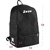 Спортивный рюкзак Zeus ZAINO START 38L черный 50 х 33 х 23 см