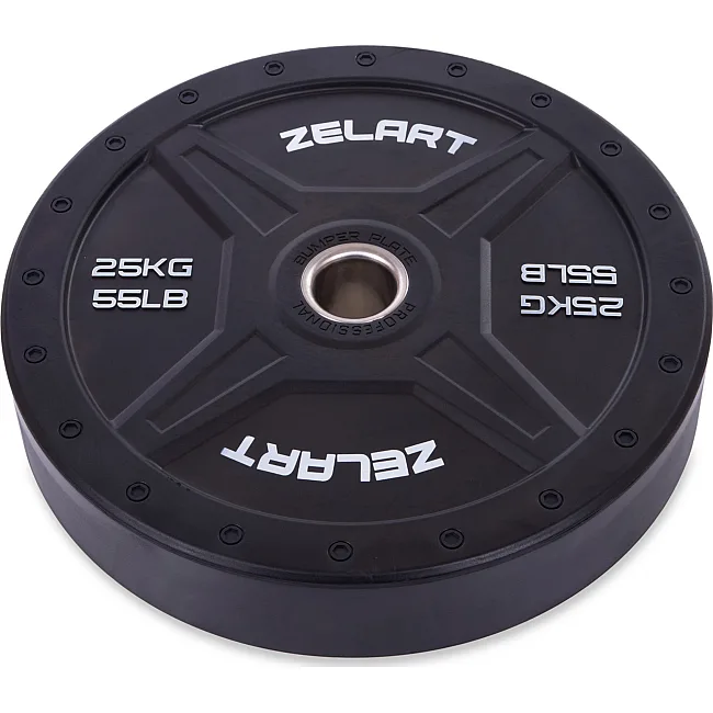 Бамперный диск резиновый

 ZELART
 TA-2258-25 50,4мм 25кг