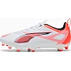 Бутси дитячі Puma ULTRA 5 PLAY FG/AG Jr білий, помаранчевий