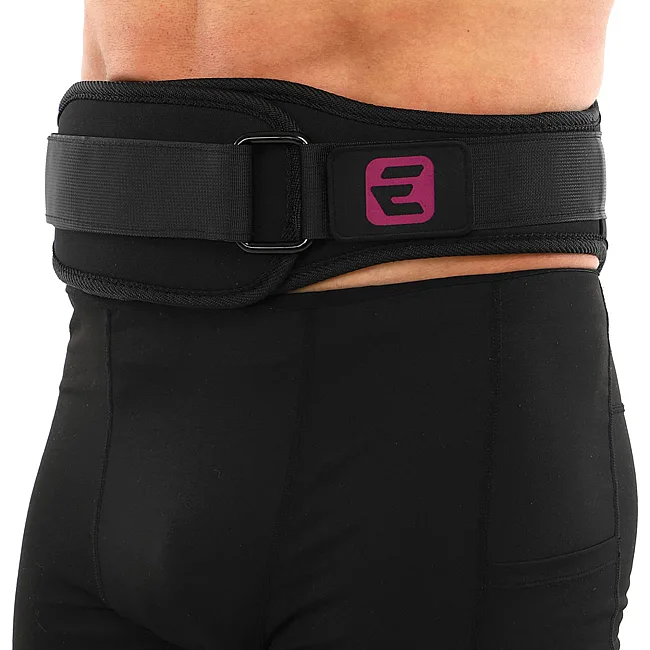Пояс атлетический текстильный EZOUS WEIGHT LIFTING BELT O-05 спинка-12см