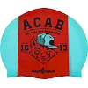 Шапочка для бассейна силиконовая для взрослых MADWAVE A.C.A.B. M055823000W