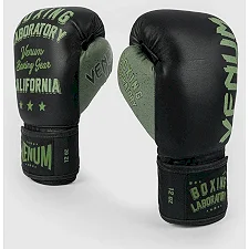Рукавиці для боксу VENUM Boxing Lab - Black Green