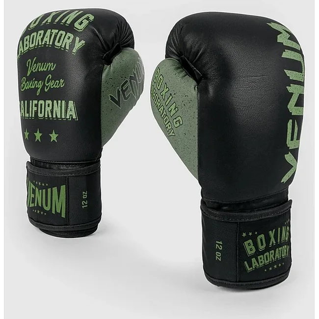 Перчатки для бокса VENUM Boxing Lab - Black Green