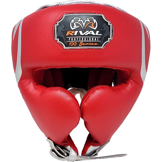 Боксерский шлем RIVAL RHG100 Professional Red Silver