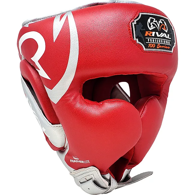 Боксерский шлем RIVAL RHG100 Professional Red Silver