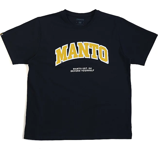 Футболка мужская MANTO Varsity Oversize Black