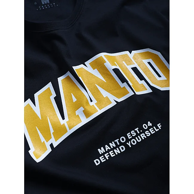Футболка мужская MANTO Varsity Oversize Black