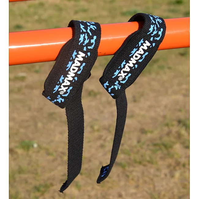 Ламки для тяги MADMAX Camo Power Wrist Straps Camo/Light Blue