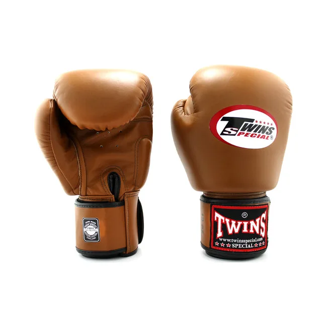 Перчатки для бокса TWINS Velcro BGVL3 Brown