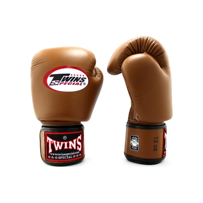 Перчатки для бокса TWINS Velcro BGVL3 Brown