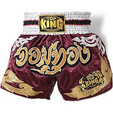 Шорты для тайского бокса TOP KING Red Jom Thong