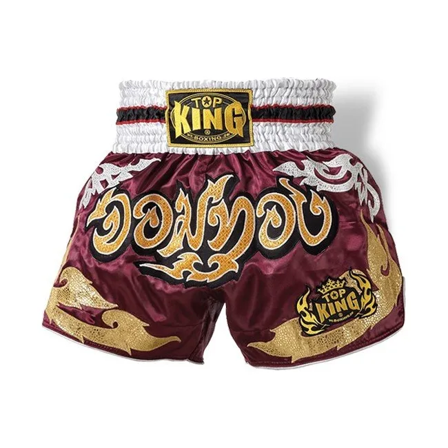 Шорты для тайского бокса TOP KING Red Jom Thong