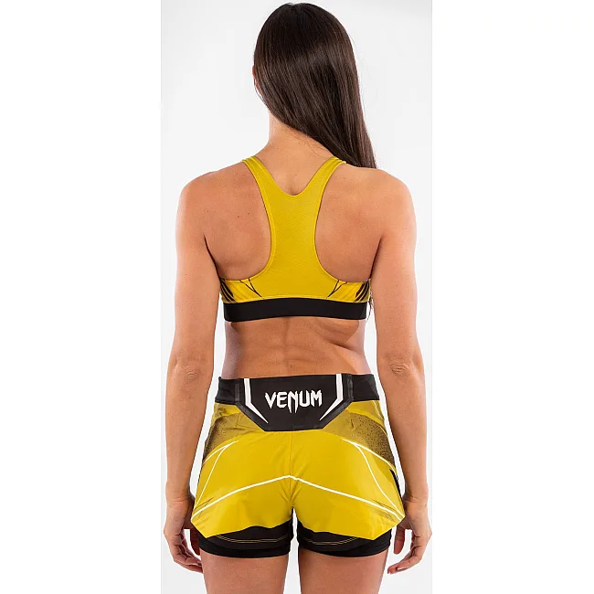 Спортивный топ UFC VENUM Authentic Fight Night Womens Sport Bra Yellow