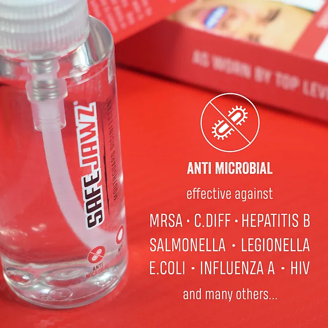Спрей-деодорайзер для капы SafeJawz Disinfectant Spray. Mint Flavoured, Anti-Microbial Gum Shield Cleaner