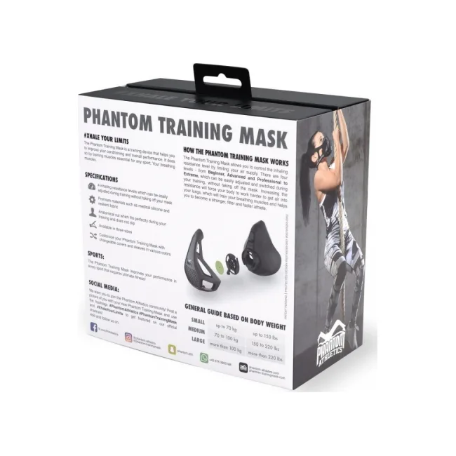 Тренировочная маска Phantom Training Mask Black
