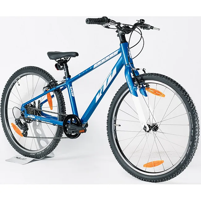 Велосипед для детей KTM WILD CROSS 24" рама 35, синий (белый), 2022