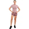 Спортивные шорты двойные 2 в 1 женские SP-SPORT JYMA008 (Черный)