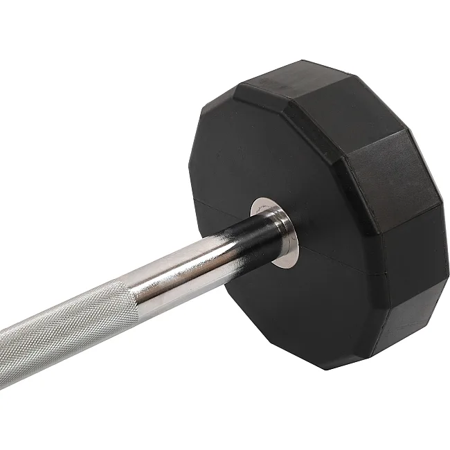 Штанга нерозбірна з фіксованою вагою пряма PEV HAMMER STRENGHT TA-9979-30 (Чорний)