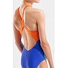 Купальник для девочек Arena PAINTING SWIMSUIT V BACK синий, оранжевый (для детей)