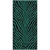Полотенце ZEBRA TOWEL черно-зеленое 160 x 80 см.