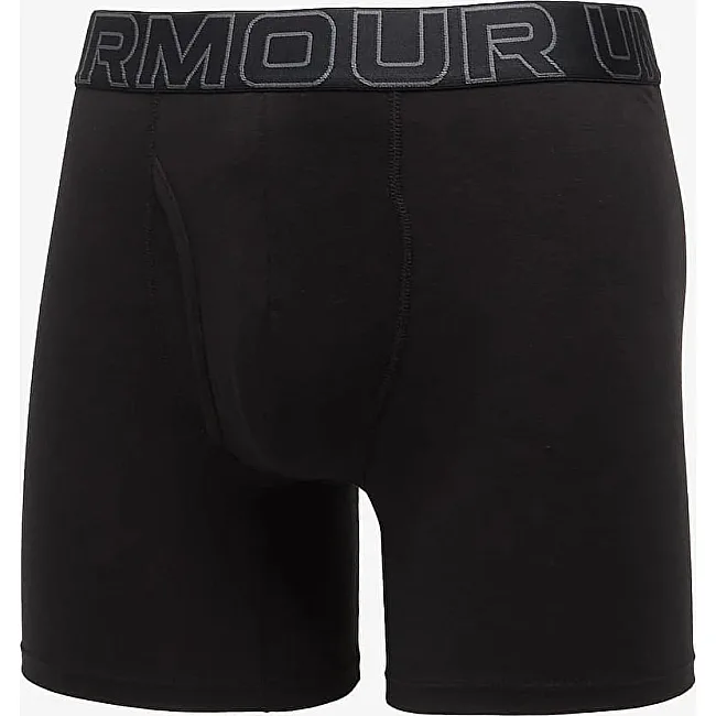 Трусы UNDER ARMOUR Performance Cotton - Print 6 In 3pk черный (для мужчин)