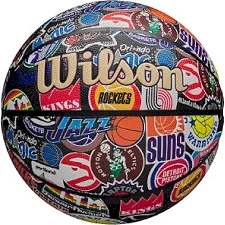 Баскетбольный мяч WILSON NBA ALL TEAM RETRO BSKT size 7
