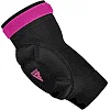Налокітники спортивні RDX Hosiery Elbow Foam Black/Pink M