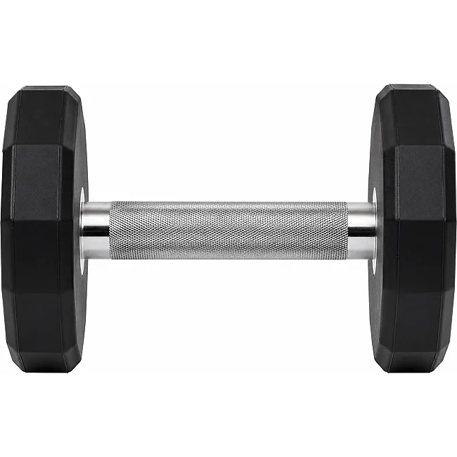 Гантель профессиональная с полиуретановым покрытием HAMMER STRENGHT TA-9215-7_5 (Черный)