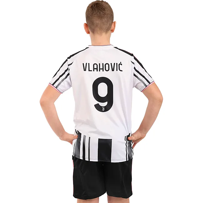 Футбольна форма дитяча із символікою клубу JUVENTUS домашня 2026 SP-SPORT CO-7351 (Білий-чорний)