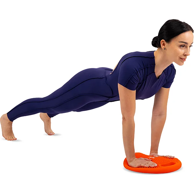 Массажная балансировочная подушка диск балансировочный BALANCE CUSHION ZELART FI-7678 диаметр-33см (Разные цвета)