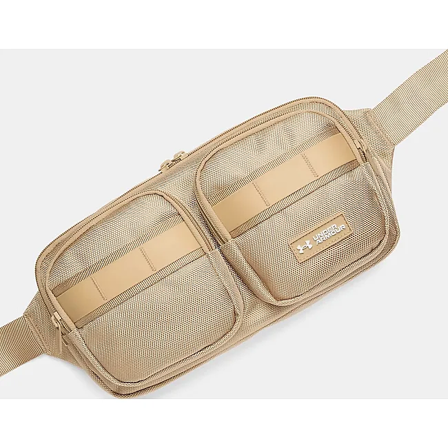 Сумка на пояс UNDER ARMOUR Triumph Crossbody 4L бежевый 17 x 29 x 5 см