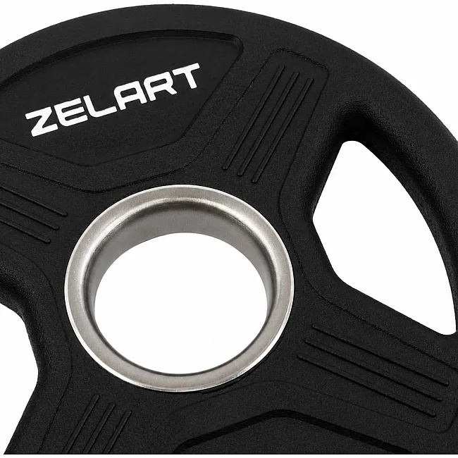 Млинці диски TPU 2 Handle металева втулка ZELART TA-6995-1_25 (Чорний)