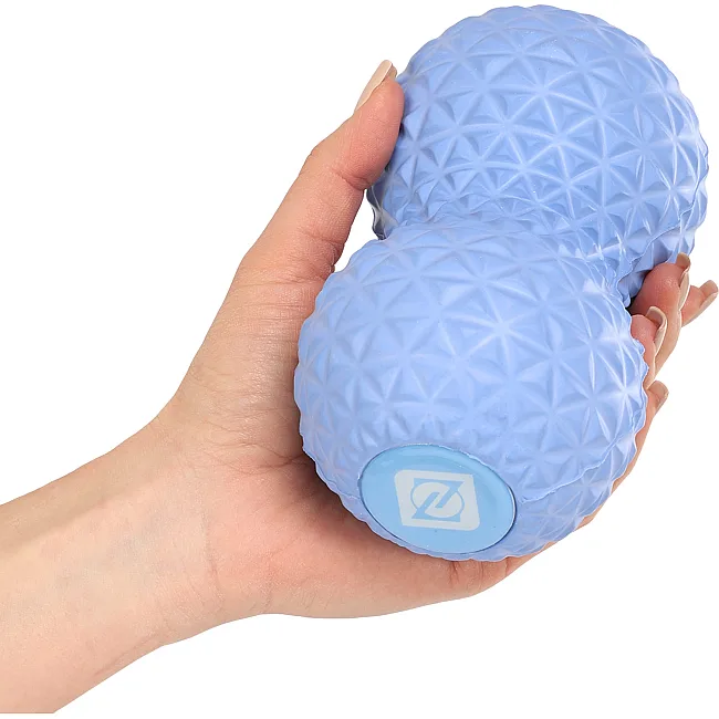 Мяч массажный двойной для МФР и самомассажа Duoball ZELART FI-7693 ø8см (Разные цвета)