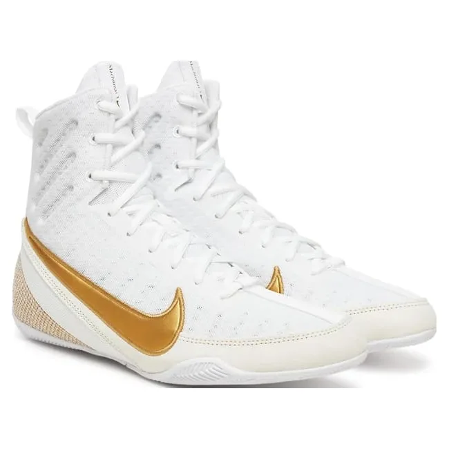 Взуття для боксу NIKE Machomai 3 білий, золотистий