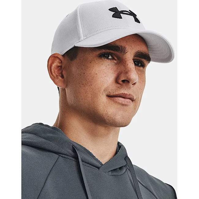 Кепка UNDER ARMOUR Men's UNDER ARMOUR Blitzing Adj білий (для чоловіків) One Size