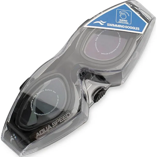 Окуляри для плавання Aqua Speed AURORA 63127 чорний, сірий One Size
