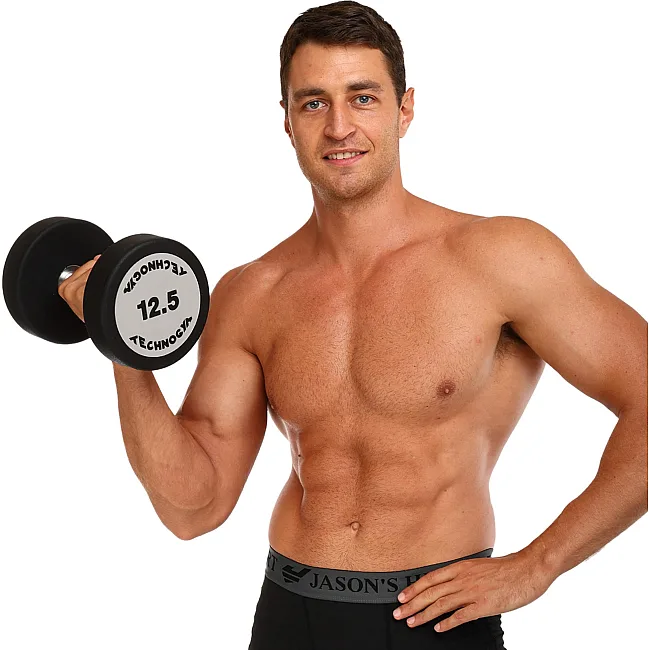 Гантель професійна
 з поліуретановим покриттям TECHNOGYM TG-1834-12_5 1шт 12,5кг