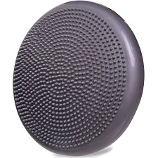 Массажная балансировочная подушка диск балансировочный BALANCE CUSHION ZELART FI-5326 диаметр-34см (Серый)